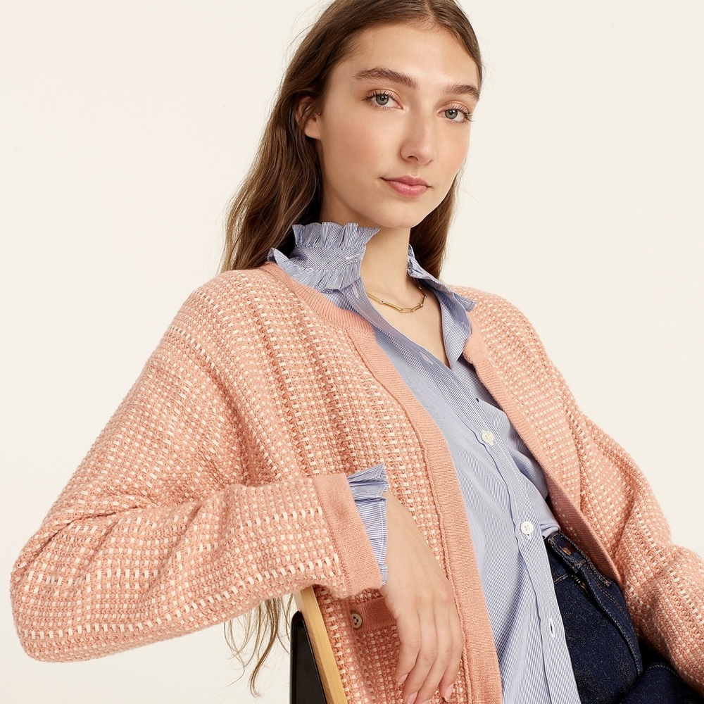 J Crew Open Front Cardigan Jacket NWT - Picture 2 of 7